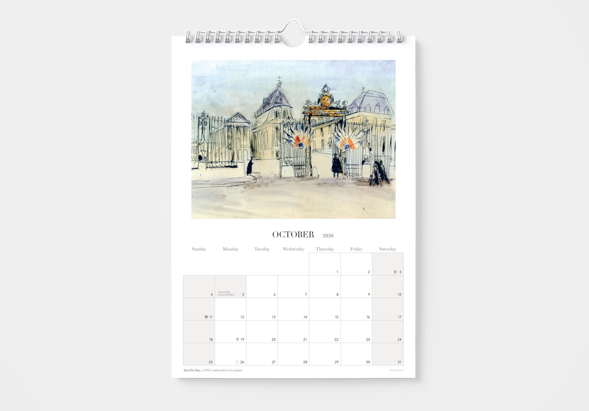 Margaret Olley Ink Drawings Wall Calendar