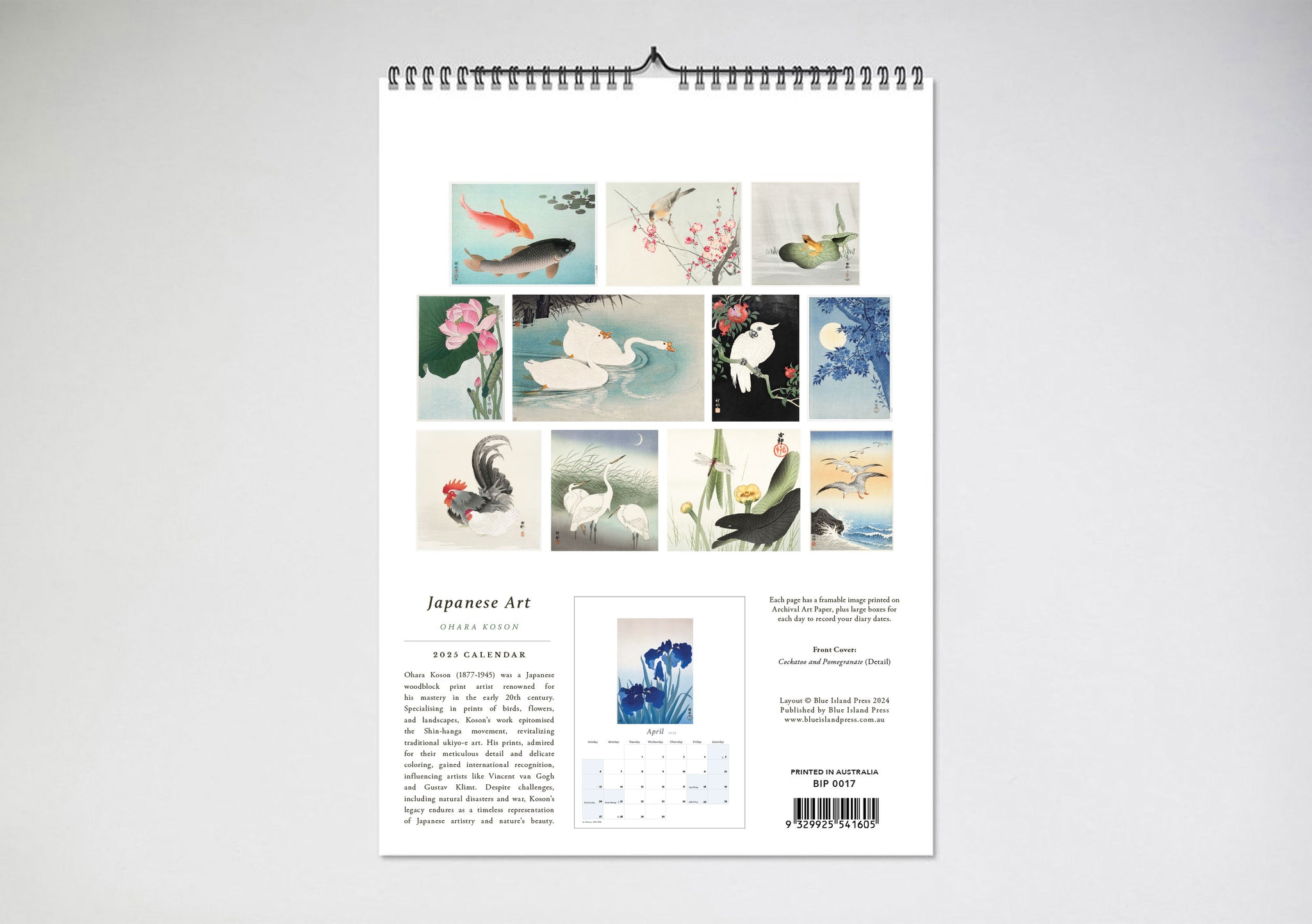 Japanese Art 2025 Wall Calendar