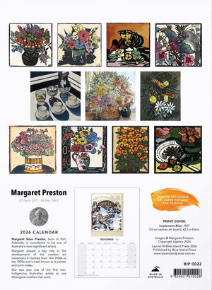 Margaret Preston Wall Calendar 2026
