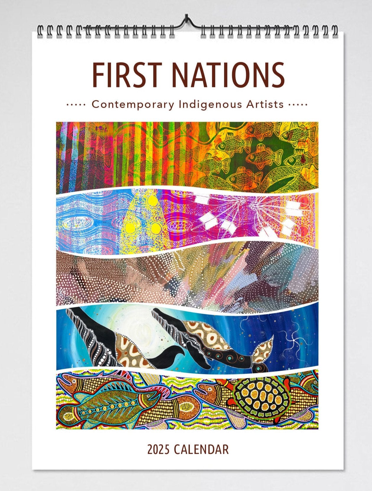 First Nations Contemporary Indigenous Art 2025 Wall Calendar