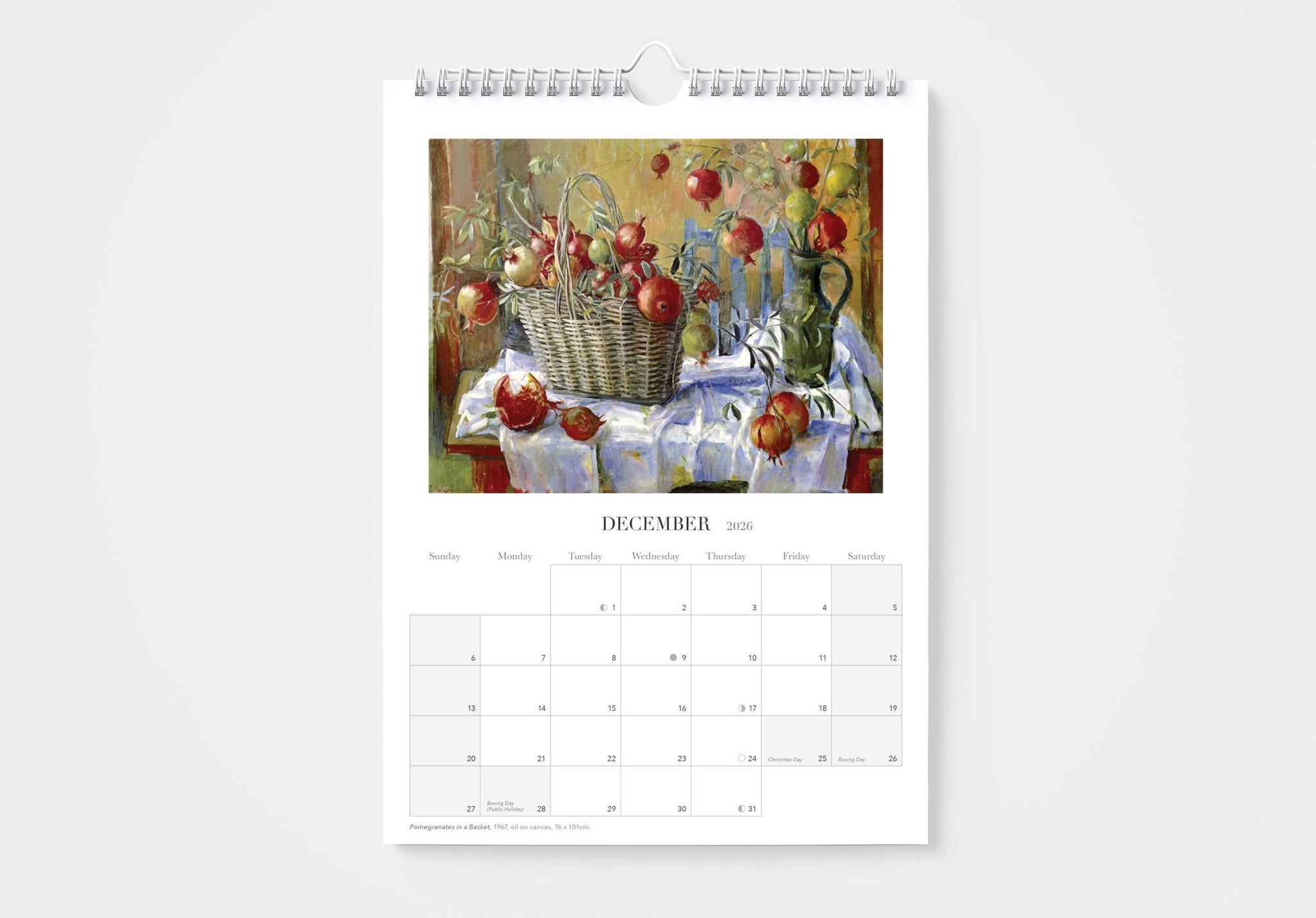 Margaret Olley Wall Calendar 2026