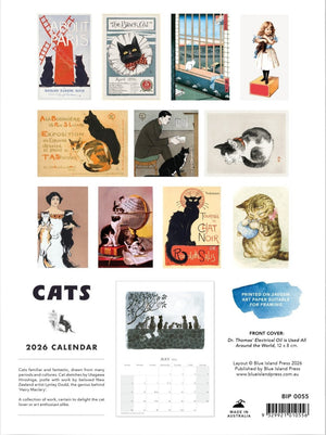 Cats Wall Calendar 2026
