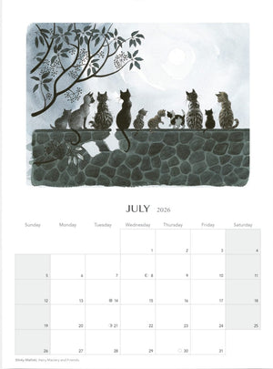 Cats Wall Calendar 2026