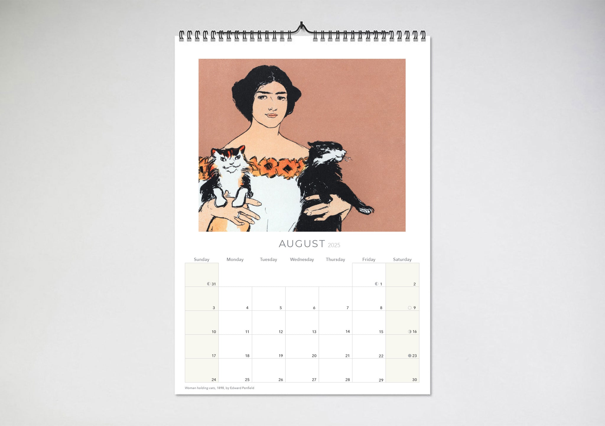 Cats 2025 Wall Calendar