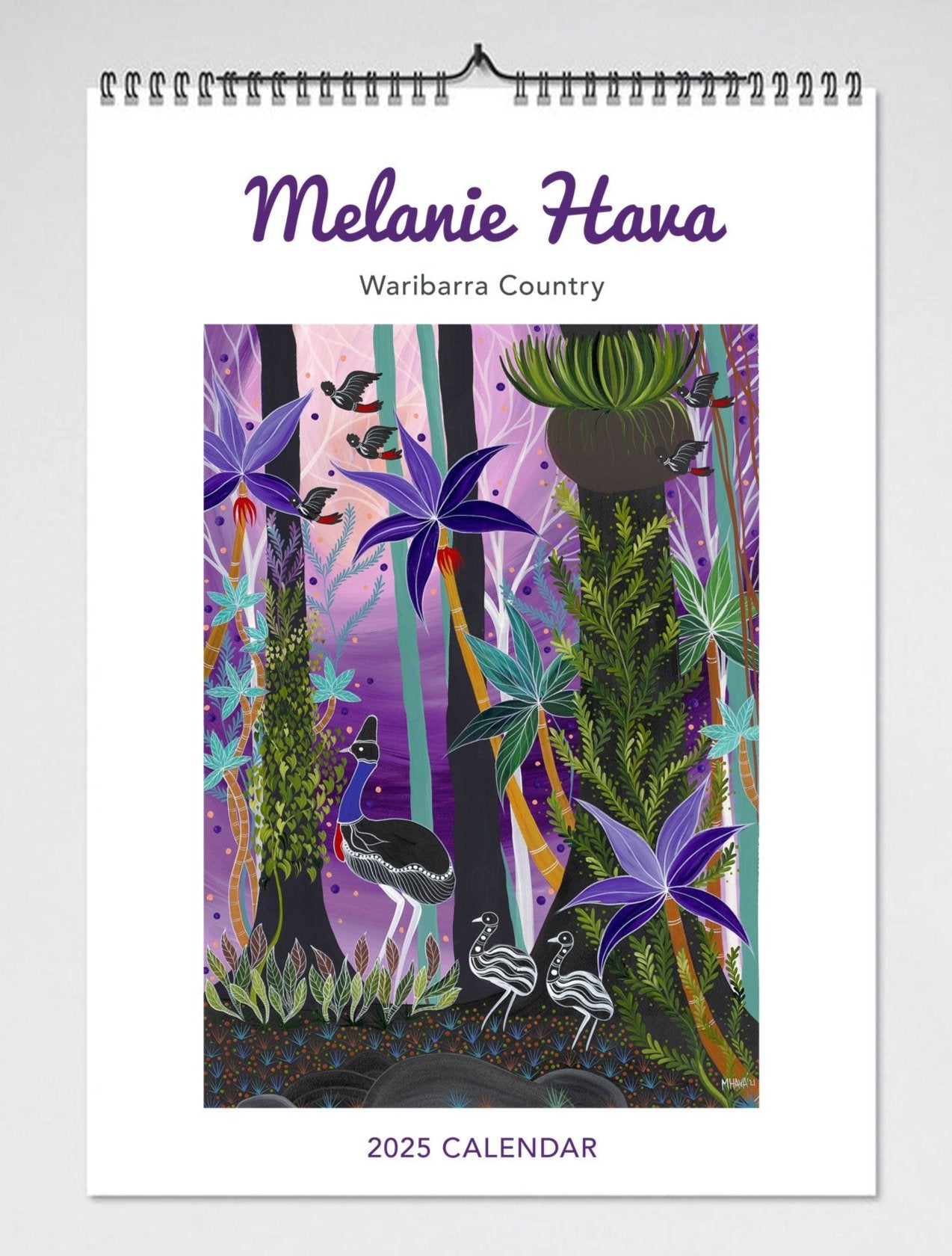 Melanie Hava 2025 Wall Calendar