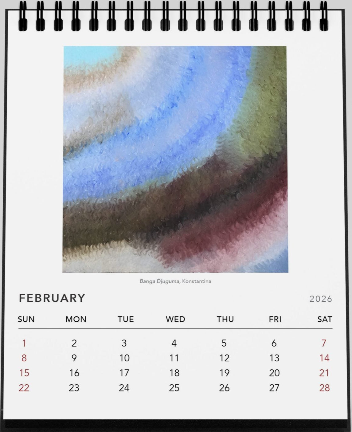 First Nations Desk Calendar 2026