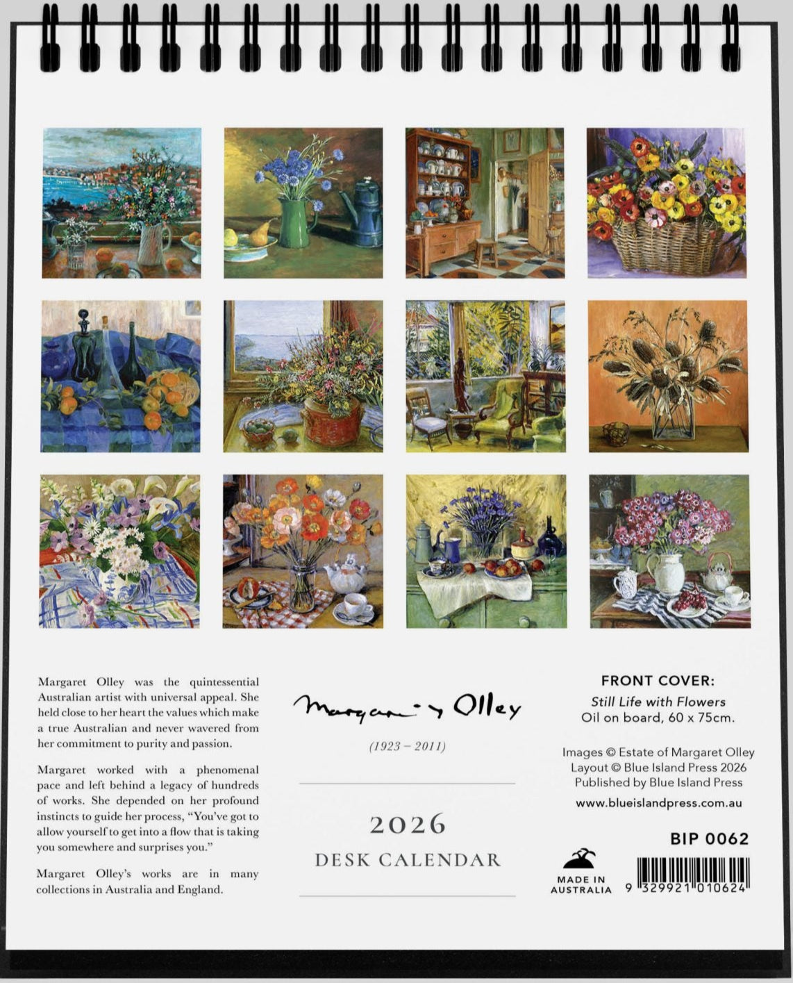 Margaret Olley Desk Calendar 2026