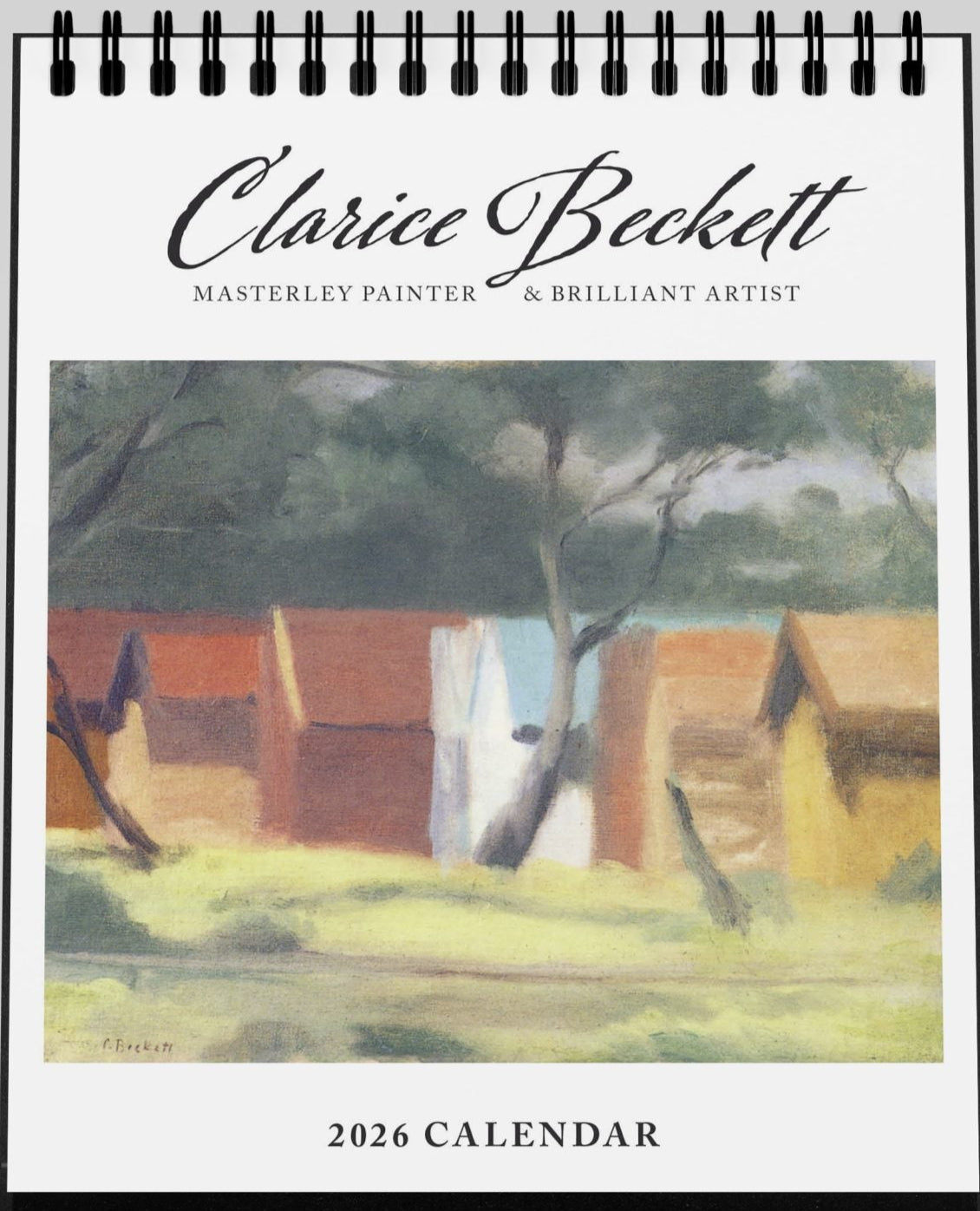 Clarice Beckett Desk Calendar 2026
