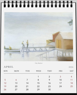 Clarice Beckett Desk Calendar 2026