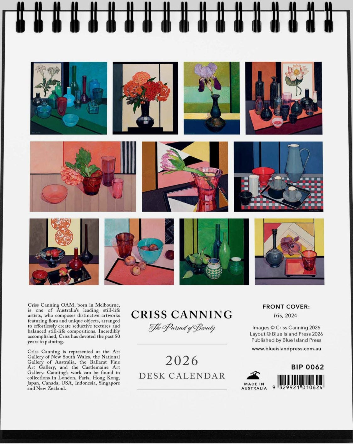 Criss Canning Desk Calendar 2026