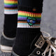 Blak Rainbow Luv Socks - Black