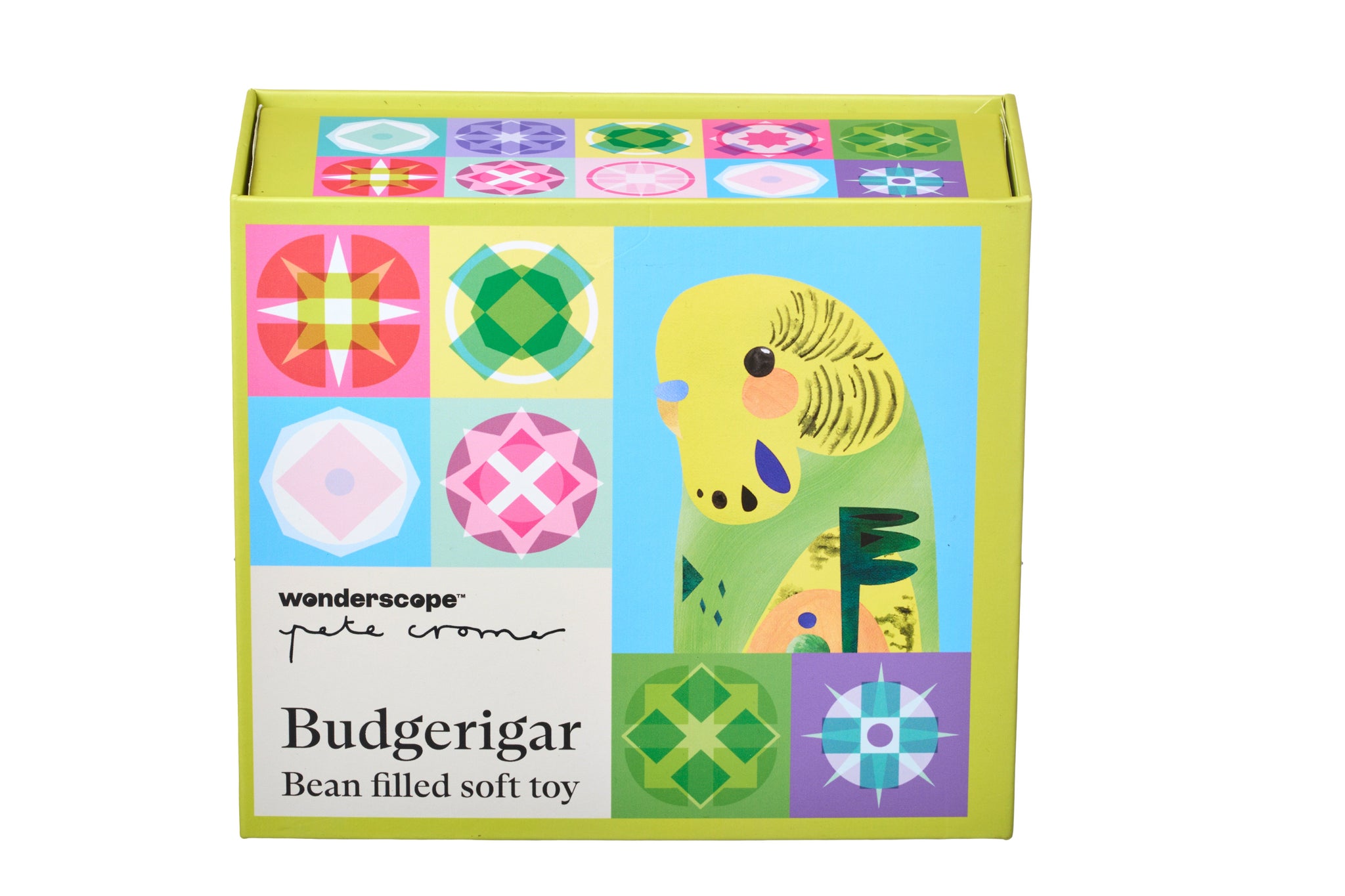 Budgerigar Bean Filled Soft Toy - Pete Cromer