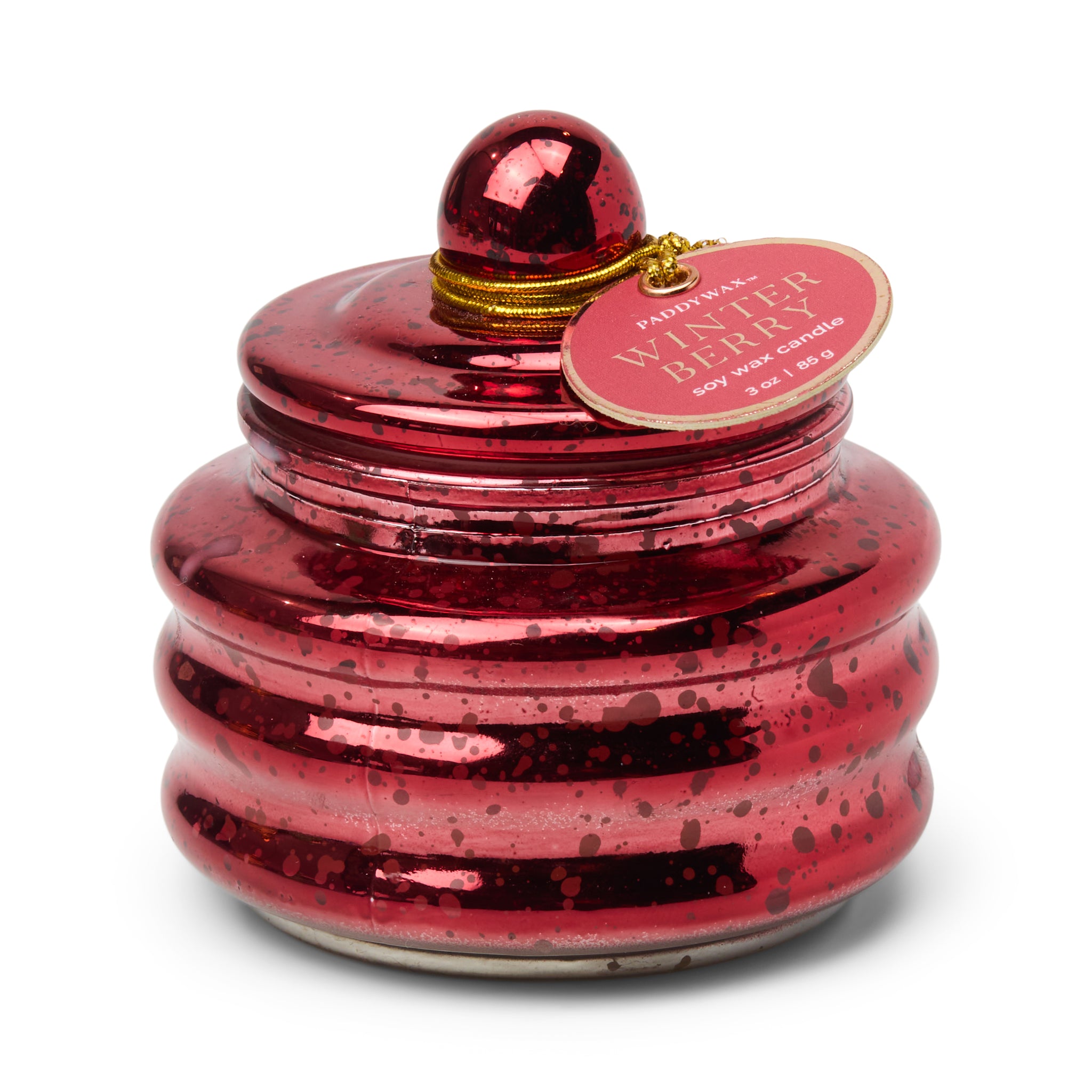Beam Glass Candle 3oz Red Mercury - Winter Berry