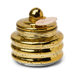 Beam Glass Candle 3oz Gold Mercury - Cypress & Fir