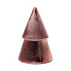 Stacked Tree Candle 7oz Ribbed Mercury - Pink Peppermint