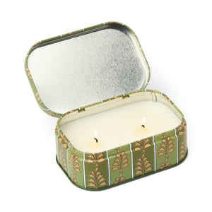Cherie 4.5oz/127g Printed Tin Candle - Smoked Pistachio