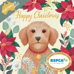 Christmas Card Wallet - RSPCA - Christmas Dog