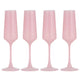 Chelsea Champagne Glasses Blush 4 Pack