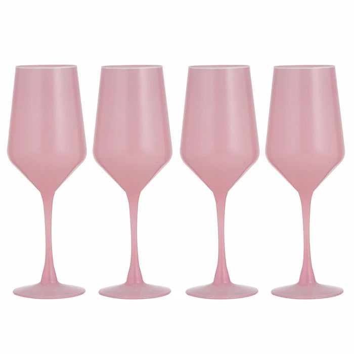 Chelsea Wine Glasses Blush 4 Pack