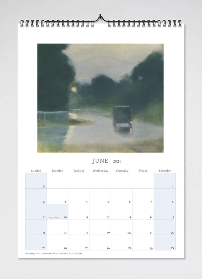 Clarice Beckett 2024 Wall Calendar