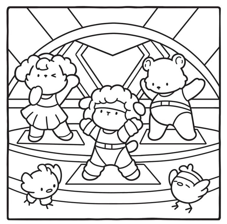 Cozy Eras Cute Colouring Book