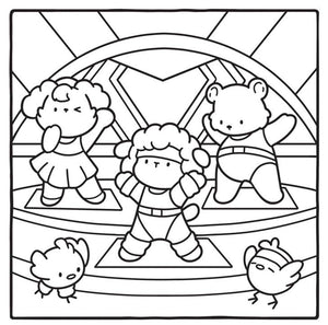 Cozy Eras Cute Colouring Book