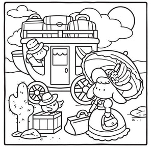 Cozy Eras Cute Colouring Book