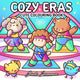 Cozy Eras Cute Colouring Book