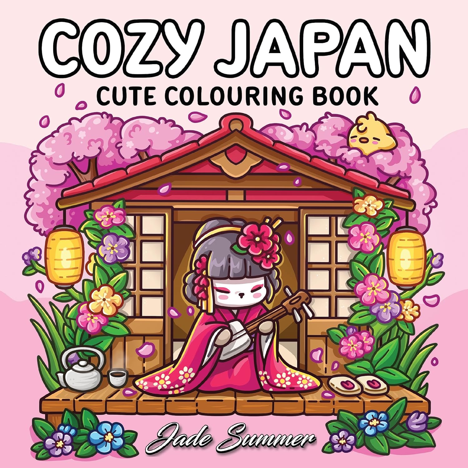 Cozy Japan Cute Colouring Book