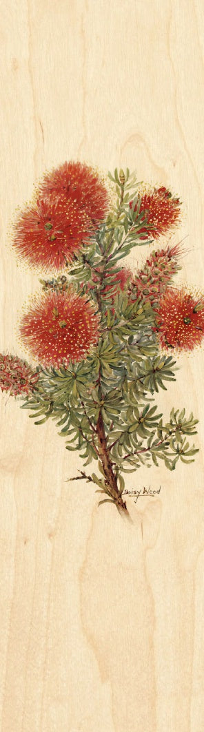 Crimson Kuzea Wooden Bookmark