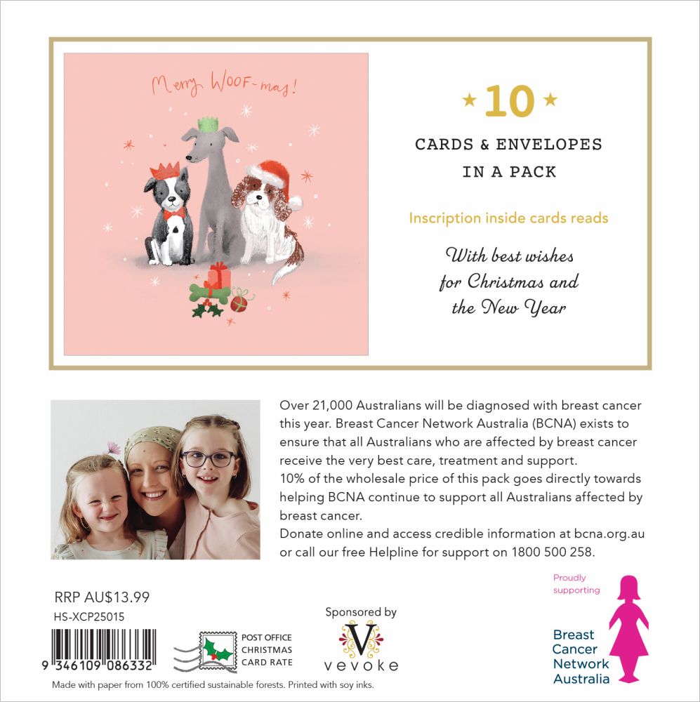 Christmas Card Wallet - BCNA - Dog Presents
