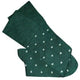 Dotty Long Socks Green