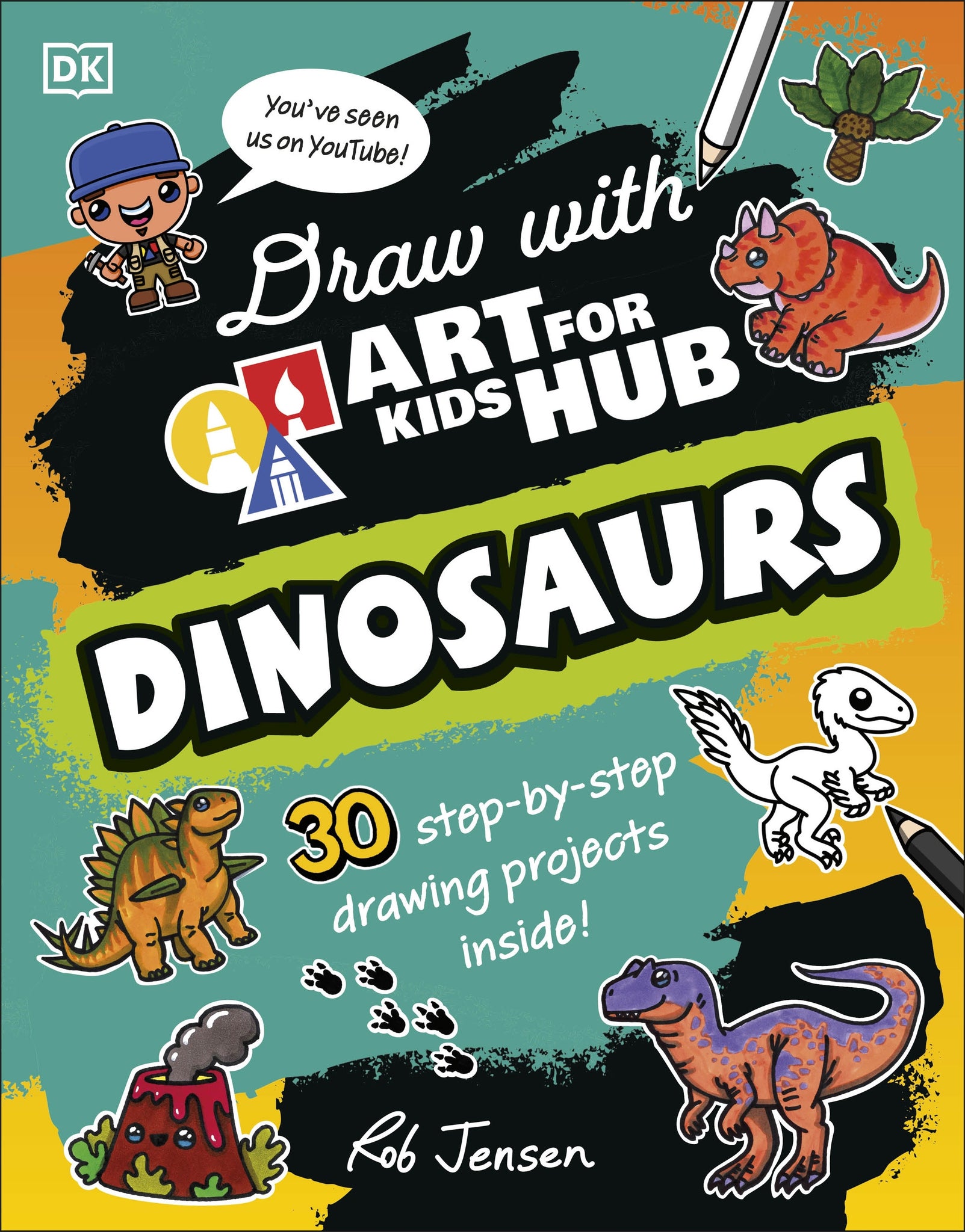 Draw With Art for Kids Hub: Dinosaurs
