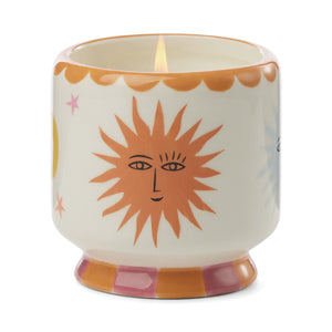 Adopo 8oz Ceramic Candle Sun - Orange Blossom