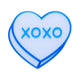 Candy  Heart Mini Brooch Blue