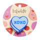 Candy  Heart Mini Brooch Blue