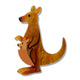Kangaroos Mini Brooch