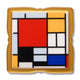 Mondrian Mini Brooch