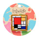Mondrian Mini Brooch