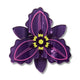 Chocolate Lily Mini Brooch