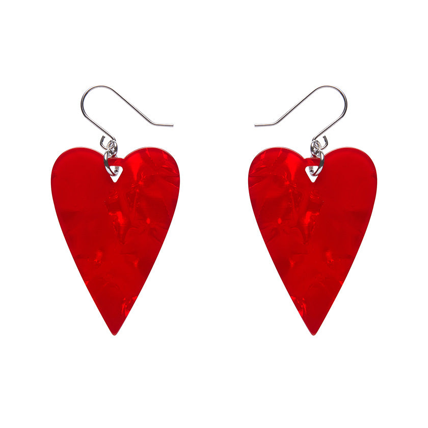 From the Heart Essential Red Drop Earrings
