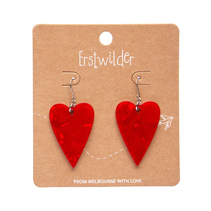 From the Heart Essential Red Drop Earrings