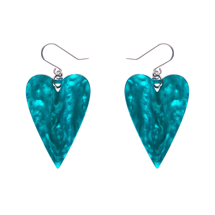From the Heart Essential Green Drop Earrings