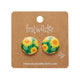 Sunflower Rounded Stud Earrings