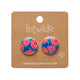 Dahlia Rounded Stud Earrings