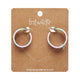 Hydrangea Hoop Stud Earrings