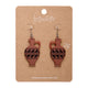 Lekythos Drop Earrings Copper