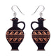 Lekythos Drop Earrings Black