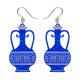 Amphora Drop Earrings Blue