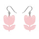 Tulip Pink Drop Earrings